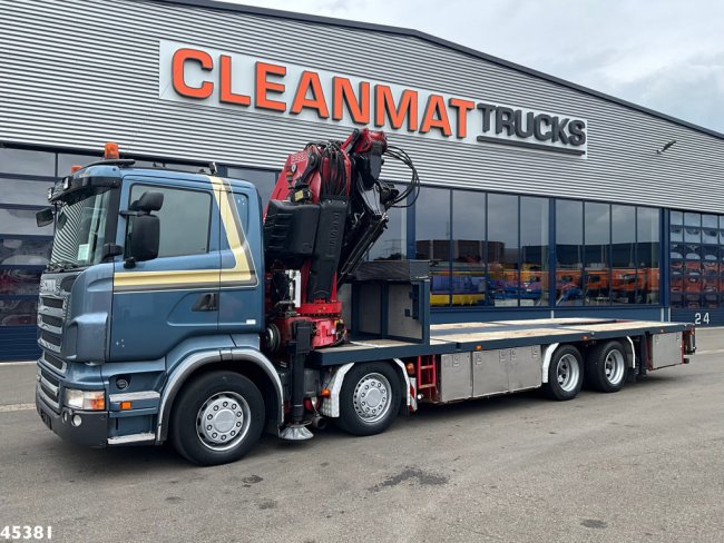 Scania  R 560 V8 Fassi 80 Tonmeter laadkraan + Fly-Jib (6)