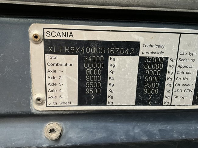 Scania  R 560 V8 Fassi 80 Tonmeter laadkraan + Fly-Jib (23)