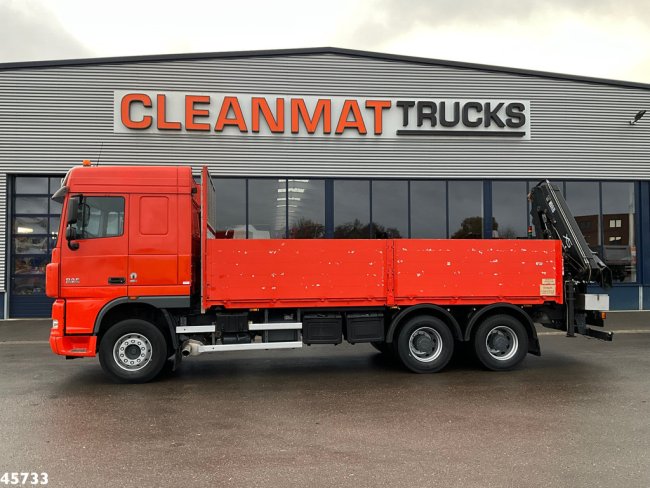 DAF  FAT 105 XF 460 6x4 Manual Full Steel Hiab 16 Tonmeter laadkraan (2)