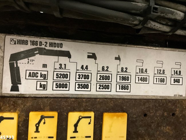 DAF  FAT 105 XF 460 6x4 Manual Full Steel Hiab 16 Tonmeter laadkraan (25)