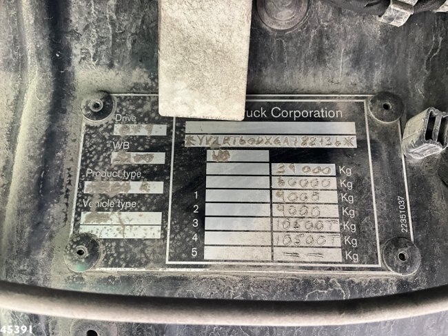 Volvo  FH 540 8x4 HMF 85 Tonmeter laadkraan + Fly-Jib Just 222.786 km! (28)