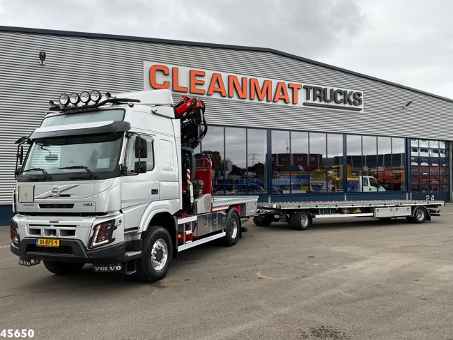 Volvo  FMX 500 4x4 Fassi 31 Tonmeter laadkraan + Fly-Jib + Jumbo 2-assige aanhangwagen (0)