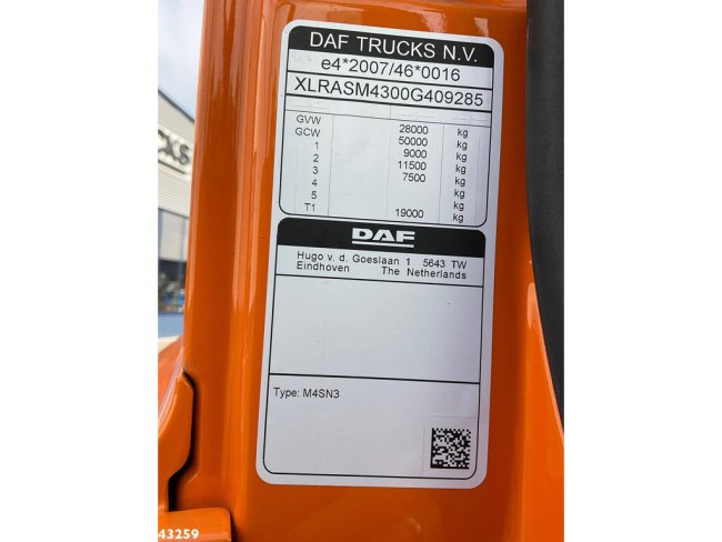 DAF  FAN CF 430 VDL 21 Ton haakarmsysteem (17)
