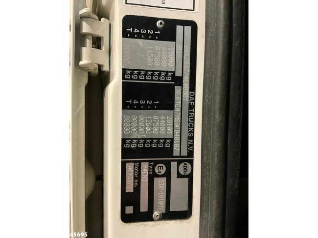 DAF  FT 105 XF 460 Just 196.550 km + IPSAM 18m³ Combi oplegger (25)