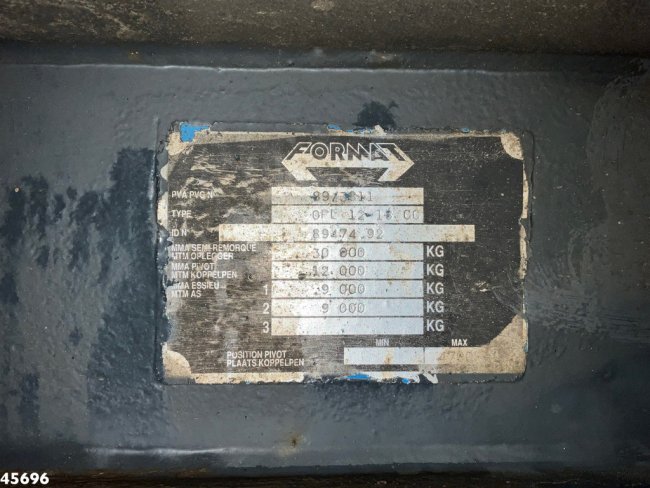 DAF  FT 105 XF 460 Just 196.550 km + IPSAM 18m³ Combi oplegger (26)