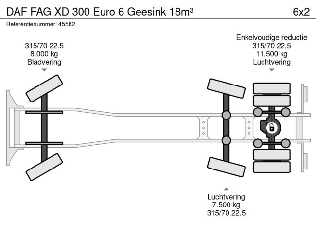 DAF  FAG XD 300 Euro 6 Geesink 18m³ (24)