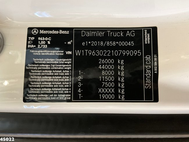 Mercedes-Benz  Actros 2536 Zoeller Hiab 23 Tonmeter laadkraan (22)