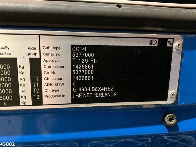 Scania  G490 8x4 Euro 6 Hyvalift 30 Ton haakarmsysteem (19)