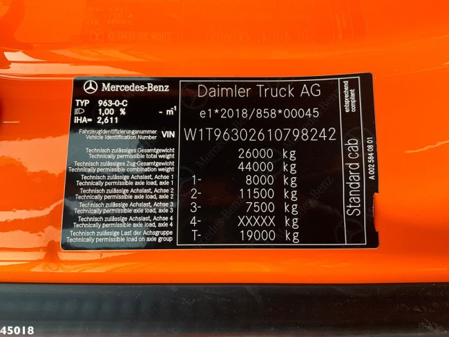 Mercedes-Benz  Actros 2543 HMF 23 Tonmeter laadkraan (21)