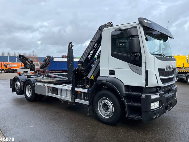 Iveco  Stralis AD260SY Euro 6 MKG 15 Tonmeter laadkraan Just 72.311 km! (2)