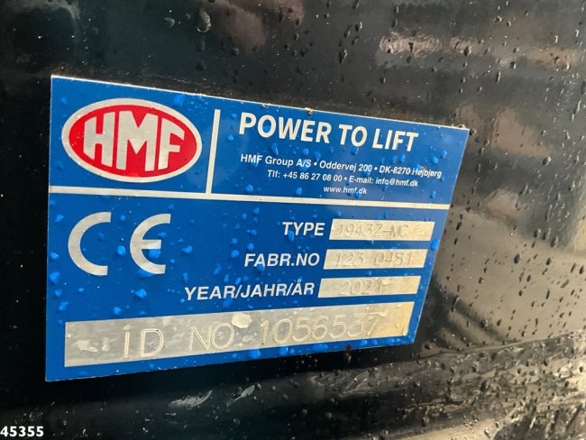 Mercedes-Benz  Arocs 3540 8x4 Euro 6 HMF 19 Tonmeter Z-kraan Just 118.906 Km! (25)