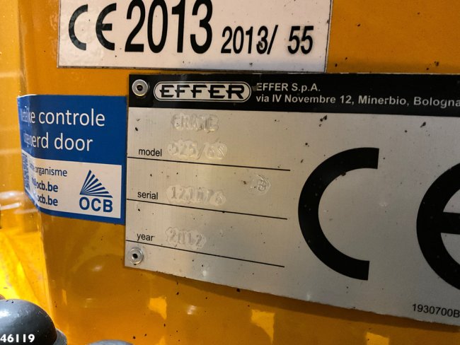 Mercedes-Benz  Axor 2633 Effer 52 Tonmeter laadkraan + Fly-Jib Just 38.851 km! (24)