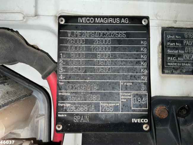 Iveco  Trakker AD260T36 6x4 Kipper 12m³ Manual Full steel suspension (15)