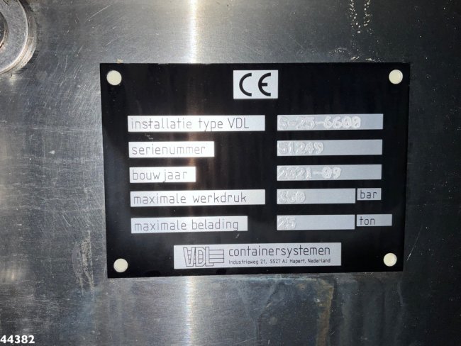 DAF  FAS CF 430 Euro 6 VDL 25 Ton haakarmsysteem (20)