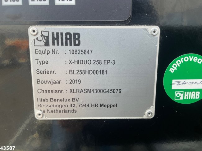 DAF  FAN CF 430 Hiab 25 Tonmeter laadkraan (24)