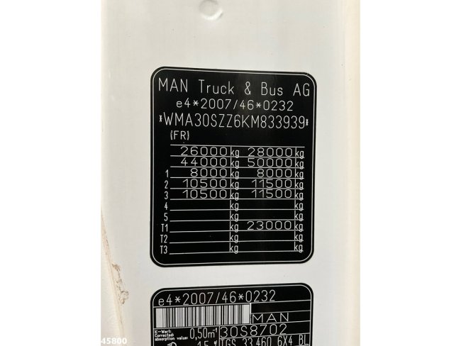 MAN  TGS 28.460 6x4 Euro 6 Marrel 20 Ton haakarmsysteem (16)