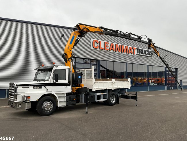 Scania  T 93 4x2 Kipper met 31 Tonmeter laadkraan (bj 2005) + Fly-JIb! Just 118.736 km! (9)