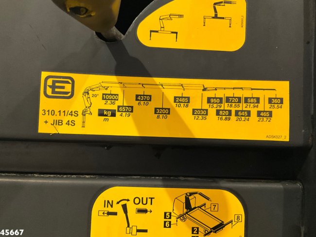 Scania  T 93 4x2 Kipper met 31 Tonmeter laadkraan (bj 2005) + Fly-JIb! Just 118.736 km! (24)