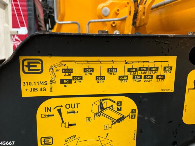 Scania  T 93 4x2 Kipper met 31 Tonmeter laadkraan (bj 2005) + Fly-JIb! Just 118.736 km! (25)