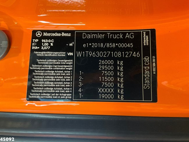 Mercedes-Benz  Actros 2533 Euro 6 Zoeller 22m³ (19)