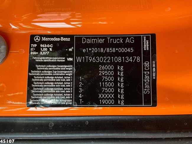 Mercedes-Benz  Actros 2533 Euro 6 Zoeller 22m³ (19)