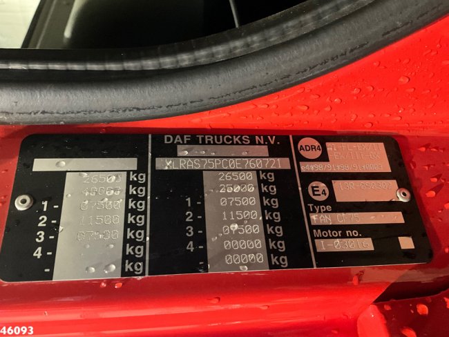 DAF  FAN 75 CF 250 Multilift 17 Ton haakarmsysteem Just 37.815 km! (21)