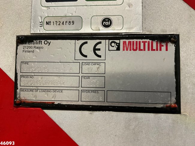 DAF  FAN 75 CF 250 Multilift 17 Ton haakarmsysteem Just 37.815 km! (22)