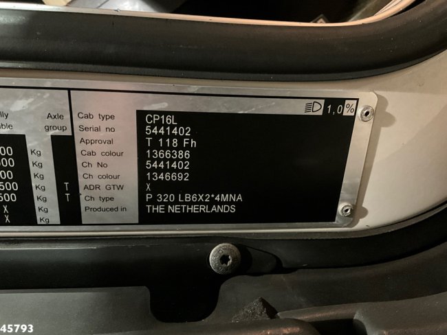 Scania  P 320 Euro 6 HMF 26 Tonmeter laadkraan (36)