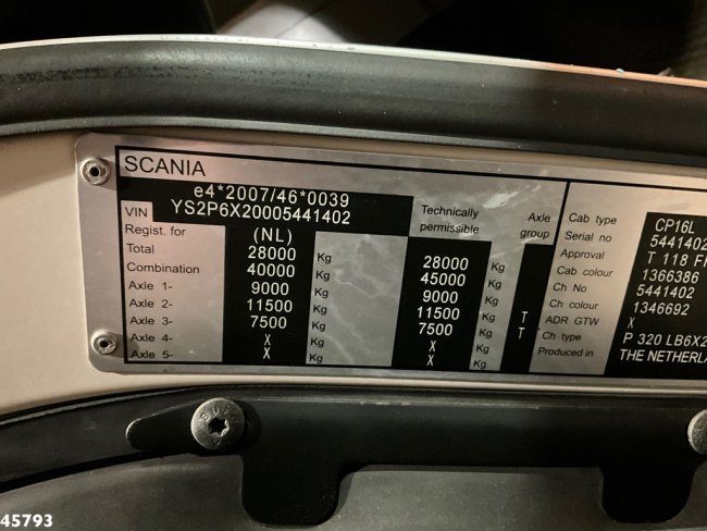 Scania  P 320 Euro 6 HMF 26 Tonmeter laadkraan (38)