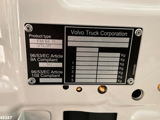 Volvo  FMX 430 6x4 VDL 21 Ton haakarmsysteem (21)