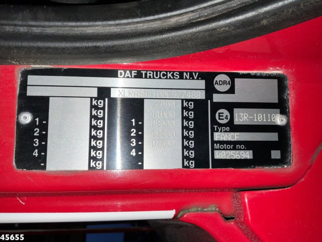 DAF  FAN CF 400 Euro 6 Hyvalift 18 Ton portaalarmsysteem (20)