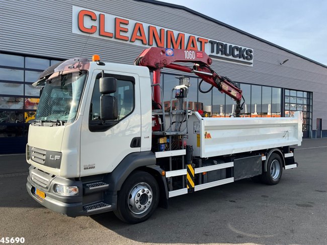 DAF  FA 55 LF 220 HMF 10 Tonmeter laadkraan Just 119.287 km! (1)