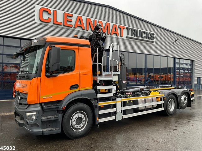 Mercedes-Benz  ACTROS 2543 HMF 23 Tonmeter laadkraan (9)