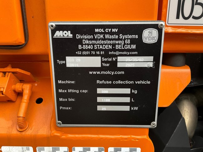 Volvo  FL 250 VDK 9m³ met AE weegsysteem (14)