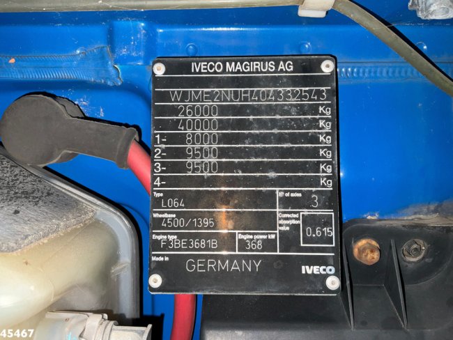 Iveco  Stralis 500 6x4 MKG 54 Tonmeter laadkraan (19)