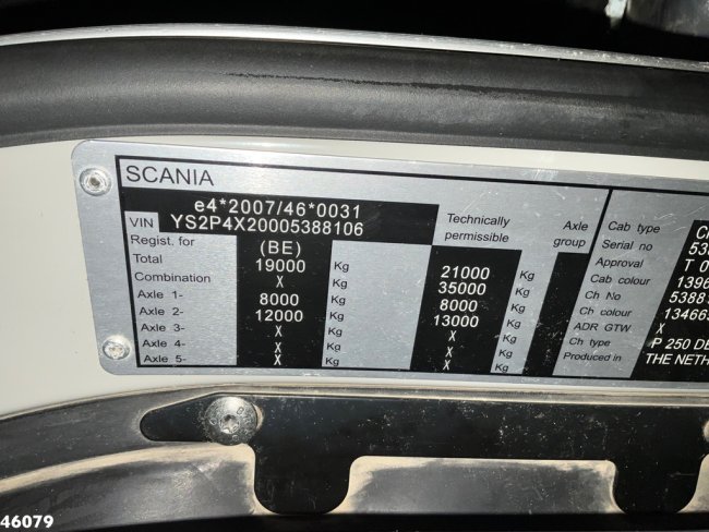 Scania  P 250 Euro 6 14 Ton haakarmsysteem Just 73.854 km! (16)