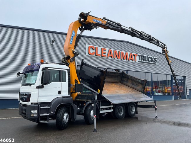 MAN  TGS 41.480 8x4 Effer 47 Tonmeter laadkraan + Fly-Jib! Just 56.591 km! (1)