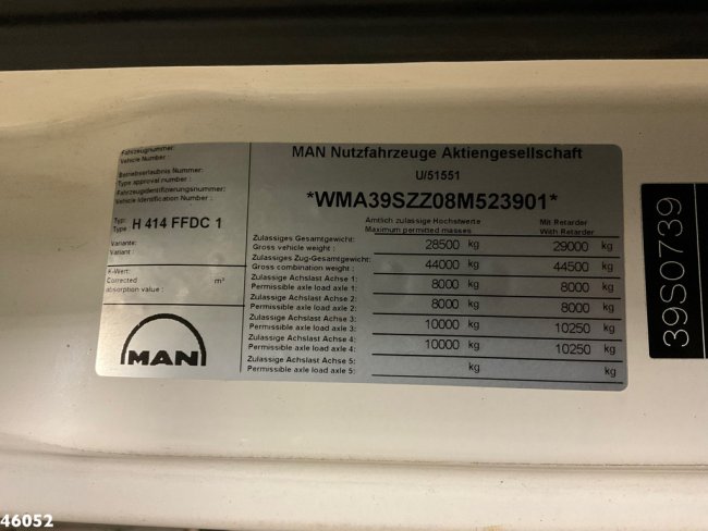 MAN  TGS 41.480 8x4 Effer 47 Tonmeter laadkraan + Fly-Jib! Just 56.591 km! (23)