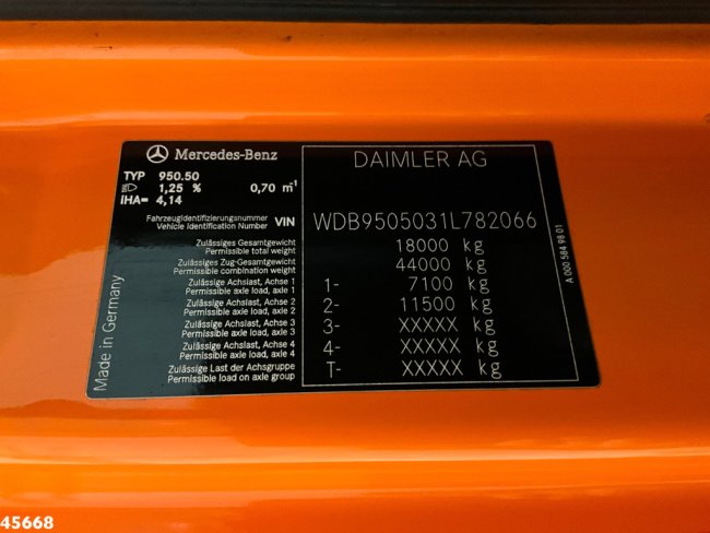 Mercedes-Benz  Axor 1833 4x4 Schörling SORF Schienenreinigungs/Railway sweeper Just 38.680 Km! (38)