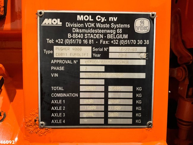 Mercedes-Benz  Actros 2633 Euro 6 VDK 22m³ (21)