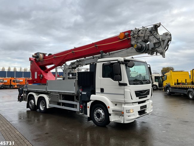 MAN  TGM 26.320 Euro 6 Bocker hoogwerker met Jib 46 meter Just 33.833 km! (4)