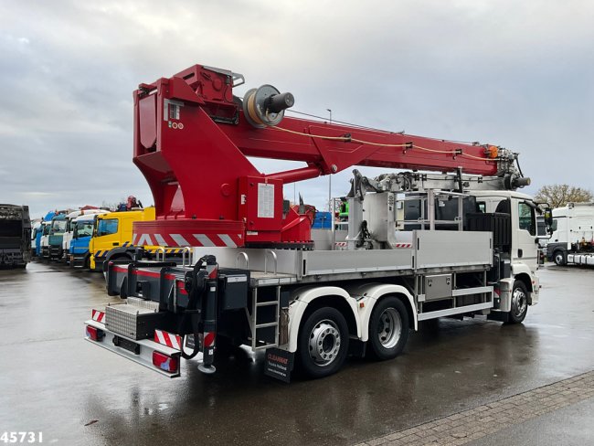 MAN  TGM 26.320 Euro 6 Bocker hoogwerker met Jib 46 meter Just 33.833 km! (5)