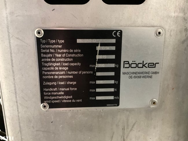 MAN  TGM 26.320 Euro 6 Bocker hoogwerker met Jib 46 meter Just 33.833 km! (27)