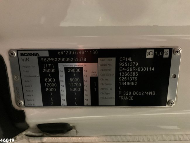 Scania  P 320 Euro 6 Garbage truck 25m³ Just 134.168 km! (20)