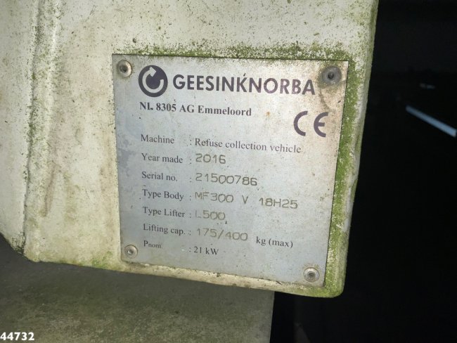 Mercedes-Benz  Econic 2630 Euro 6 CNG Norba MF 300 18m³ 2 compartimenten just 137.620 km! (16)