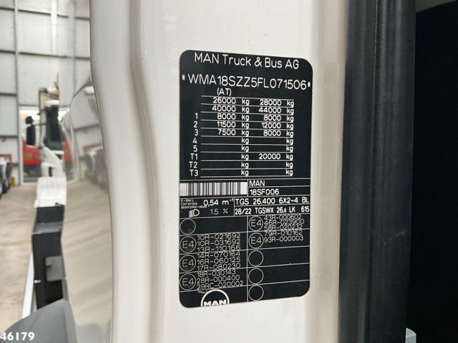 MAN  TGS 26.400 Euro 6 Retarder VDL 21 Ton haakarmsysteem (19)