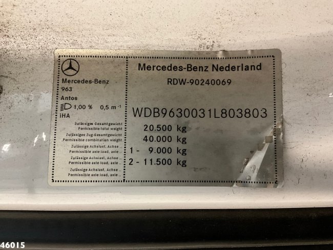 Mercedes-Benz  ANTOS 1827 Euro 6 Hiab 14 Tonmeter laadkraan (23)