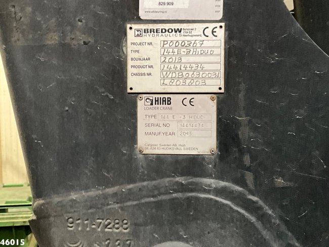 Mercedes-Benz  ANTOS 1827 Euro 6 Hiab 14 Tonmeter laadkraan (24)