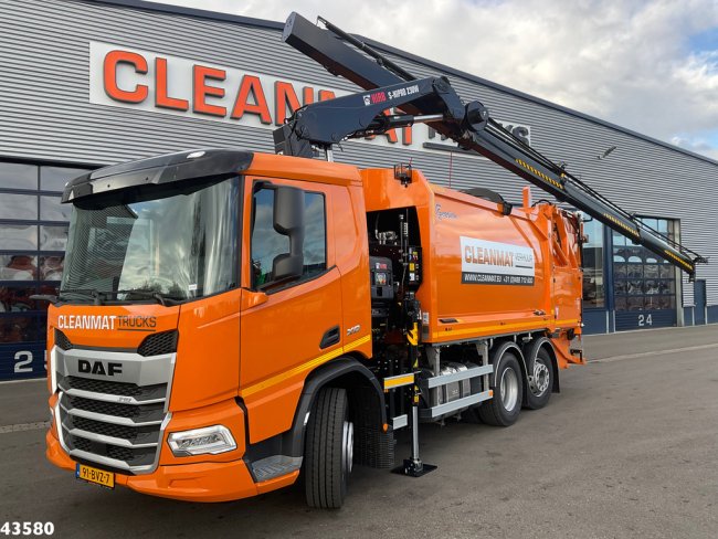 DAF  FAN XD 340 Hiab 23 Tonmeter laadkraan + Welvaarts Weighing system (0)