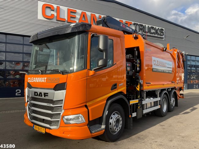 DAF  FAN XD 340 Hiab 23 Tonmeter laadkraan + Welvaarts Weighing system (1)